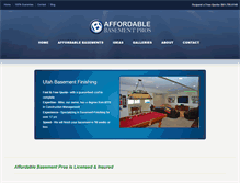 Tablet Screenshot of basementpro-basementsfor14.com